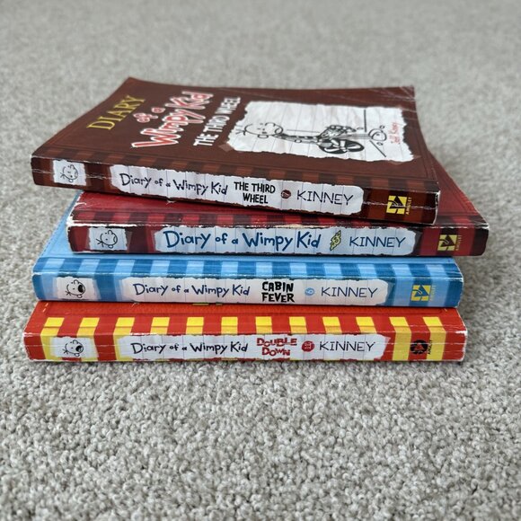 Bundle of 4 Wimpy Kid Paperback Books - Picture 2 of 6